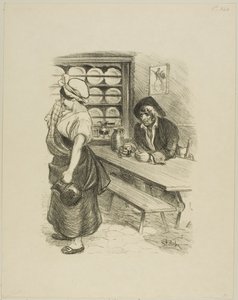 Návrat námořníka od Théophile Alexandre Pierre Steinlen