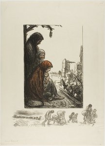 Společenská povinnost od Théophile Alexandre Pierre Steinlen