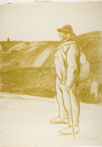 Tulák od Théophile Alexandre Pierre Steinlen