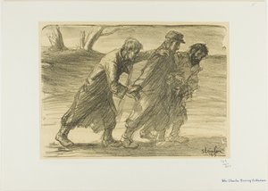 Tři soudruzi od Théophile Alexandre Pierre Steinlen