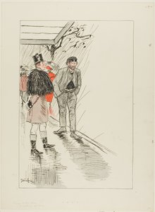 Tulák z Paříže od Théophile Alexandre Pierre Steinlen