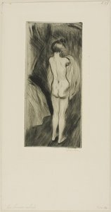 Stojící žena od Théophile Alexandre Pierre Steinlen