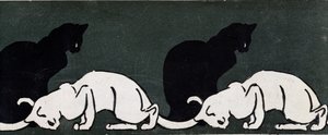 Kočky od Steinlena od Théophile Alexandre Steinlen