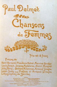 Ženské písně od Théophile Alexandre Steinlen