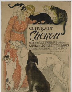 Klinika Cheron od Théophile Alexandre Steinlen