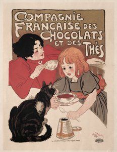 Compagnie Française des Chocolate et des Thés od Théophile Alexandre Steinlen