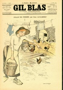 Obálka ""Gil Blas"" od Théophile Alexandre Steinlen