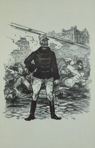 Generál Gaston Auguste (1830-1909) markýz de Gallifet ve Vší slávě od Théophile Alexandre Steinlen