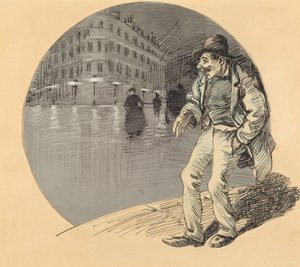 Zamilovaní milenci, 1888. od Théophile Alexandre Steinlen