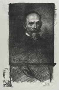 Autoportrét od Théophile Alexandre Steinlen