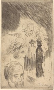 Sketch Plate, 1902. od Théophile Alexandre Steinlen