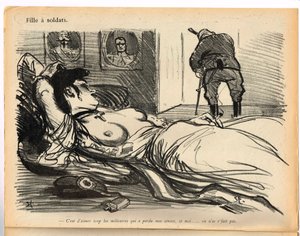 Máslový talíř, satirický v barvách od Théophile Alexandre Steinlen