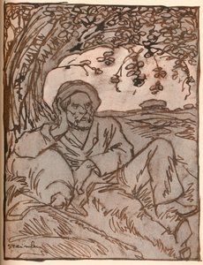 Vagabond, c1879-1914, 1914 od Théophile Alexandre Steinlen