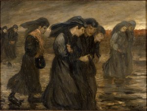 Návrat dělníků Návrat dělníků, 1903. od Théophile Alexandre Steinlen