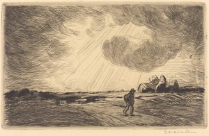 Bouřka od Théophile Alexandre Steinlen