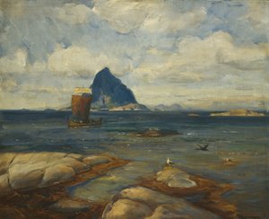 Letní den, Roest (obraz) od Thorolf Holmboe