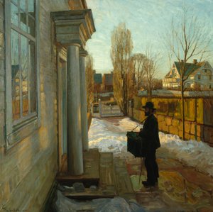 Bez názvu (Mlýnek na varhany) 1906 (olej na plátně)