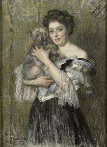 Mary Catherine Josephine Jordan (1866-1948). Manželka malíře George Hendrika Breitnera