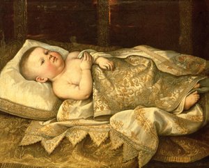 Portrét prince Leopolda de Medici jako nemluvně od Tiberio di Tito