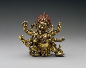 Mahakala Heruka od Tibetan School