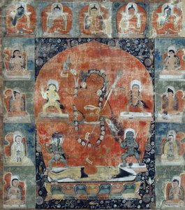 Tibetská kultura: Sanwara Mandal (Podrobnosti). thangka od Tibetan School