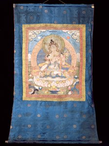 Bílá Tara, z Bhútánu (textil) od Tibetan School