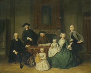 Portrét rodiny Braků, amsterdamských mennonitů