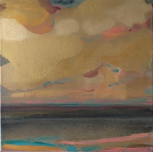 Gold Cloud Sea Swell od Tiffany Lynch