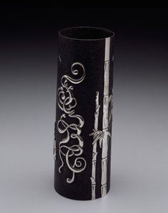 Váza, kolem 1877-85 (železo a stříbro) od Tiffany and Company