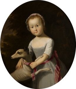 Portrét slečny Charlotte Bridgemanové jako dítěte (1800-1877), kolem 1805-15 (olej na plátně) od Tilly Kettle