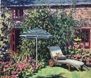Under the Parasol 2021 (olej na plátně) od Tilly Willis