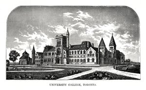 University College, Toronto, Kanada, 19. století od Tilton Waters
