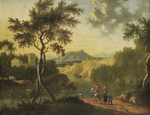 Italská krajina od Timotheus de Graef