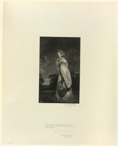 Lady Derby (slečna Farren), ze starých anglických mistrů od Timothy Cole