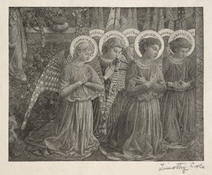 Staří italští mistři: Skupina andělů, 1888-1892. od Timothy Cole