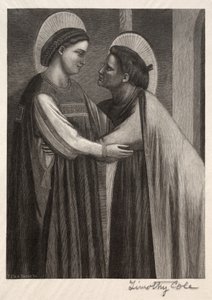 Staří italští mistři: Mary a Elisabeth, 1886. od Timothy Cole