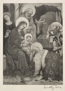 Staří italští mistři: Klanění tří králů, 1887. od Timothy Cole