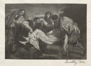 Staří italští mistři: The Entombment, 1889. od Timothy Cole