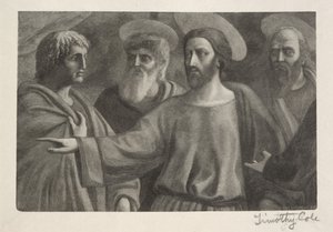 Old Italian Masters: The Tribute Money, 1888-1892. od Timothy Cole
