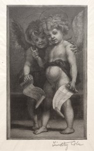 Staří italští mistři: Dva dětští andělé, 1888-1892. od Timothy Cole