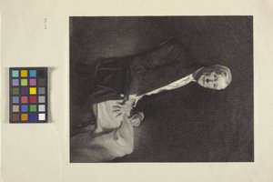 Portrét Johna D. Rockefellera (inkoust) od Timothy Cole