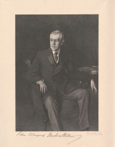 Woodrow Wilson od Timothy Cole, after John Singer Sargent