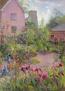 Bylinková zahrádka v poledne od Timothy Easton