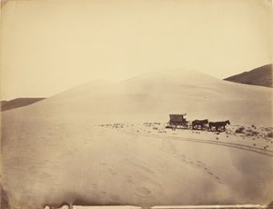 Desert Sand Hills poblíž Sink of Carson, Nevada