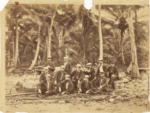 [Nadporučík Thomas O. Slefridge a členové Dariénské expedice, Dariénský průliv (Panama)] od Timothy H. OSullivan