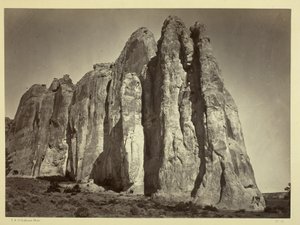 The South Side of Inscription Rock, 1873 od Timothy OSullivan