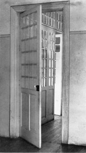 Otevřené dveře, Mexico City, kolem roku 1925 od Tina Modotti