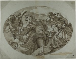 Obětování Izáka od Tintoretto