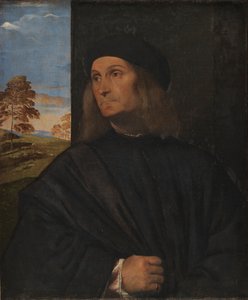 Portrét benátského malíře Giovanniho Belliniho? od Tiziano Vecelli