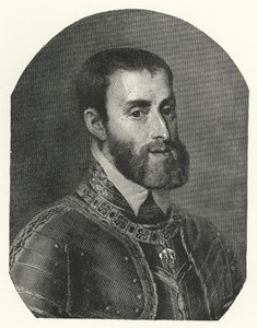 Karel V., císař Svaté říše římské (rytina)